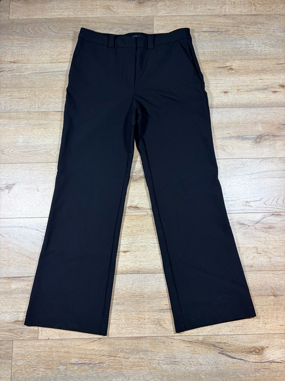 Rachel Zoe Black Women’s Pants Career Stretch Pockets Elastic Waist